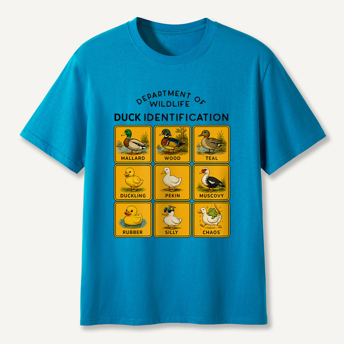 Department of Wildlife Duck Identification T-Shirt