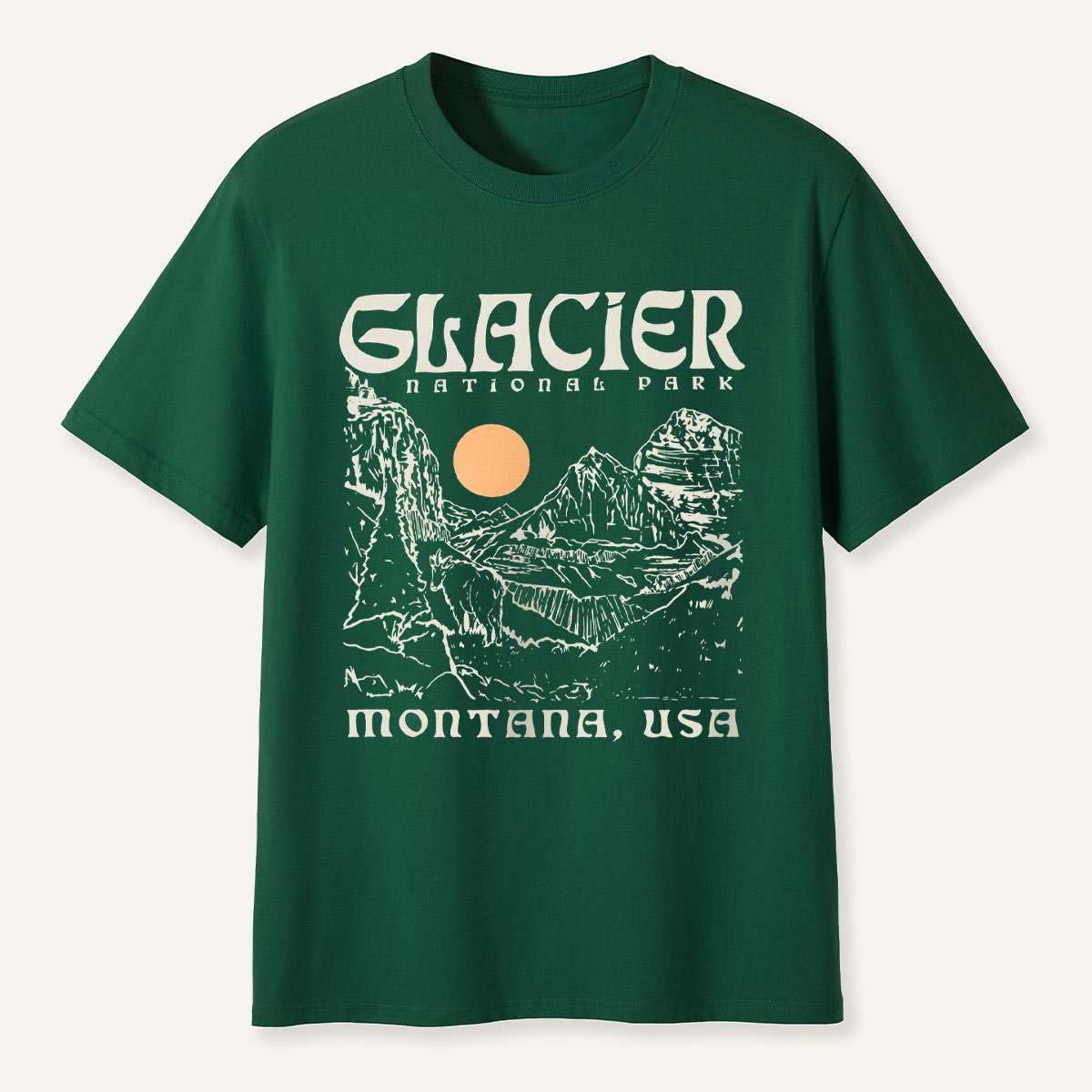 National Park Inspired Mountain T-Shirt