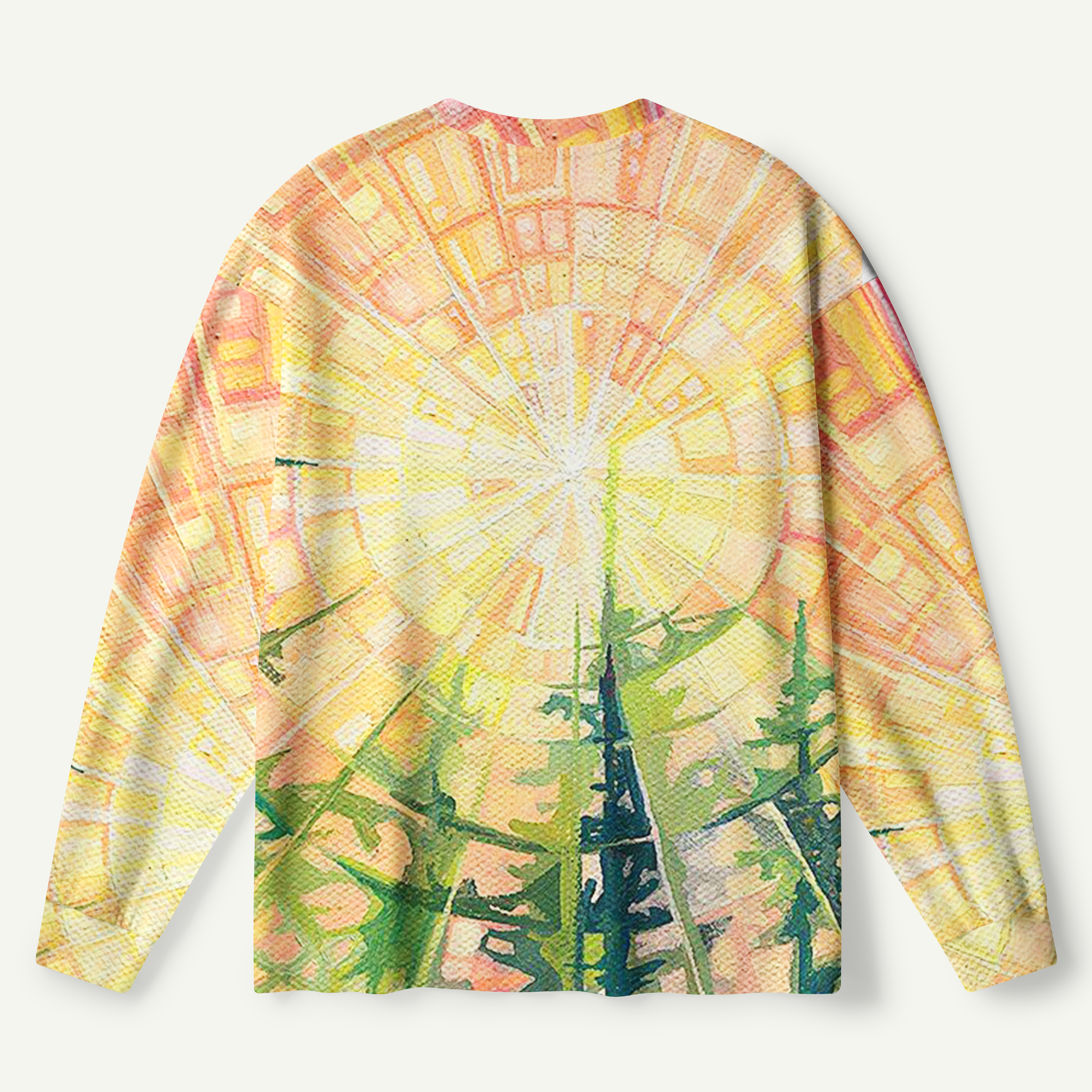 Golden Forest Sunset Premium Pure Cotton Long Sleeves