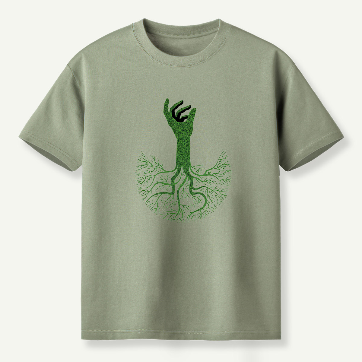 Growing Hand Tree Roots T-Shirt
