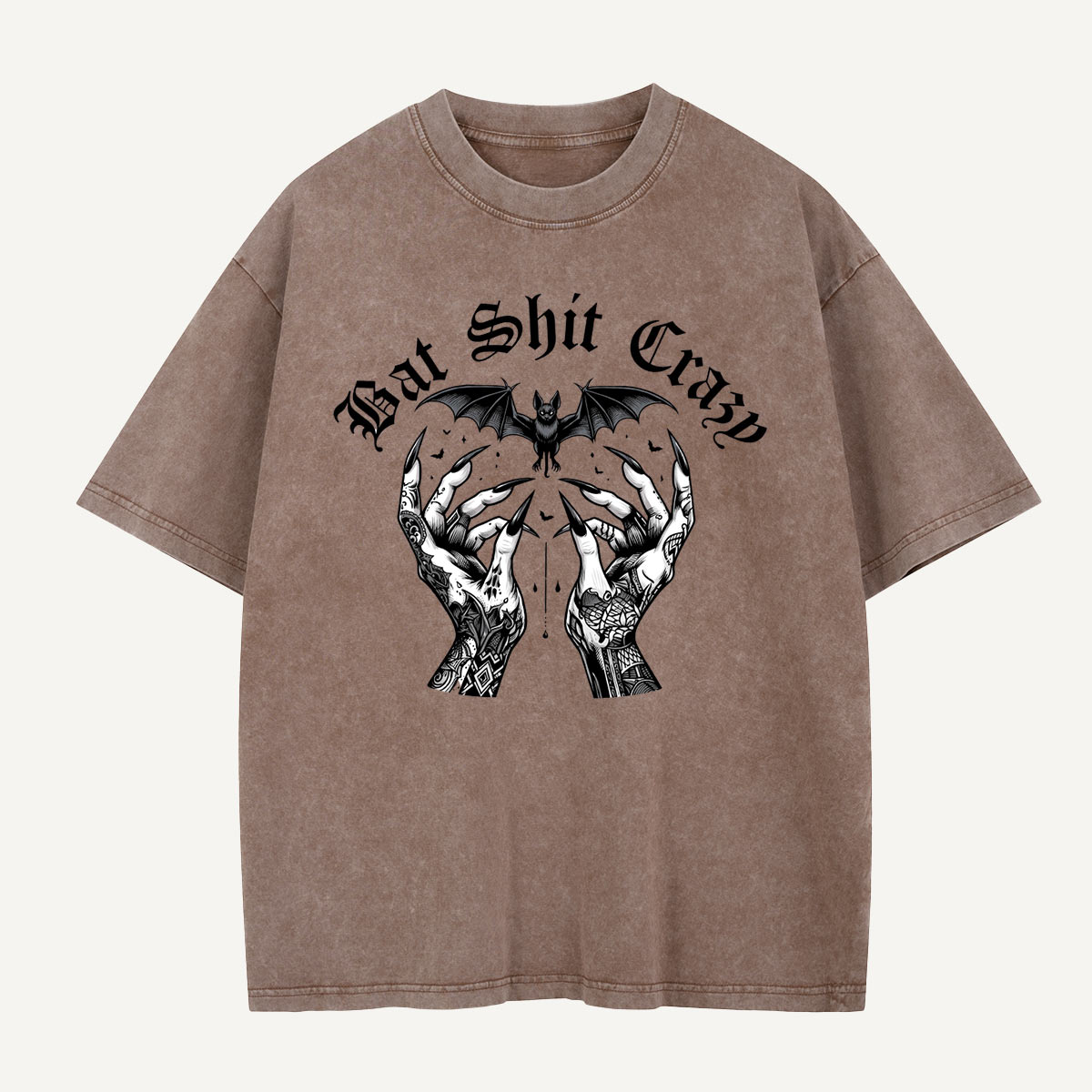 Hands Up for Bat Shit Crazy Washed T-Shirt
