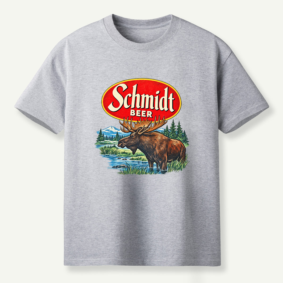 Schmidt Beer Wilderness Elk Landscape T-Shirt