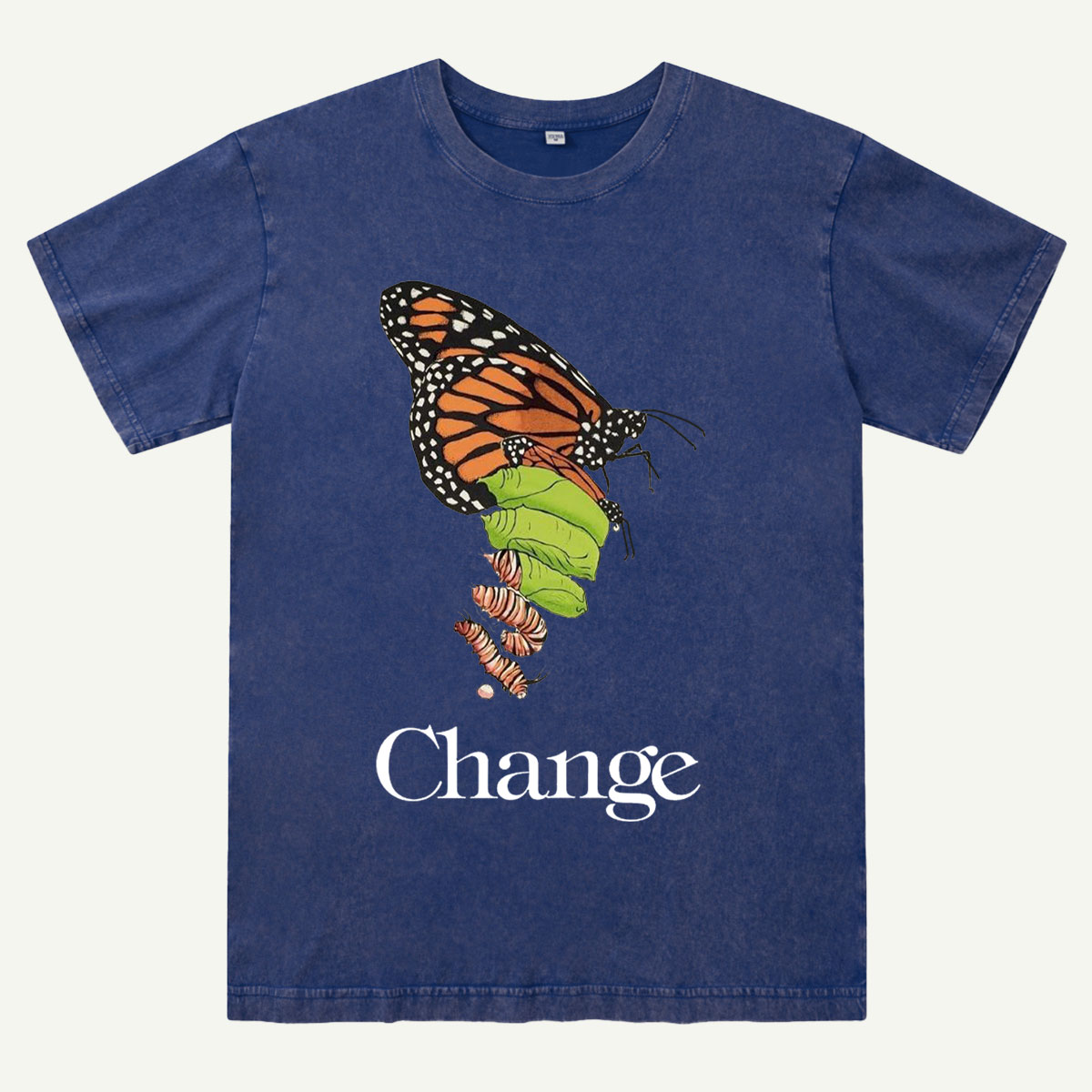 Butterfly Transformation Nature Washed T-Shirt