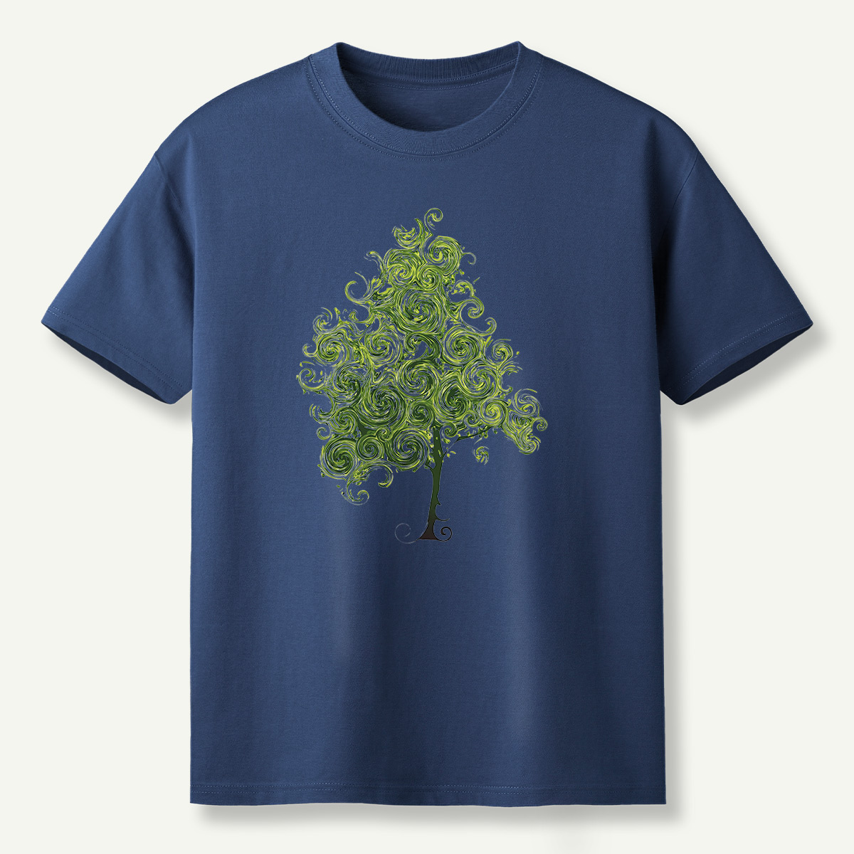 Whimsical Spiral Tree T-Shirt