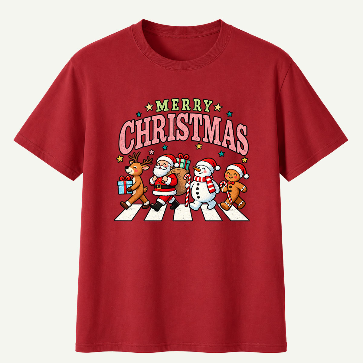 Merry Christmas Holiday Crossing T-Shirt