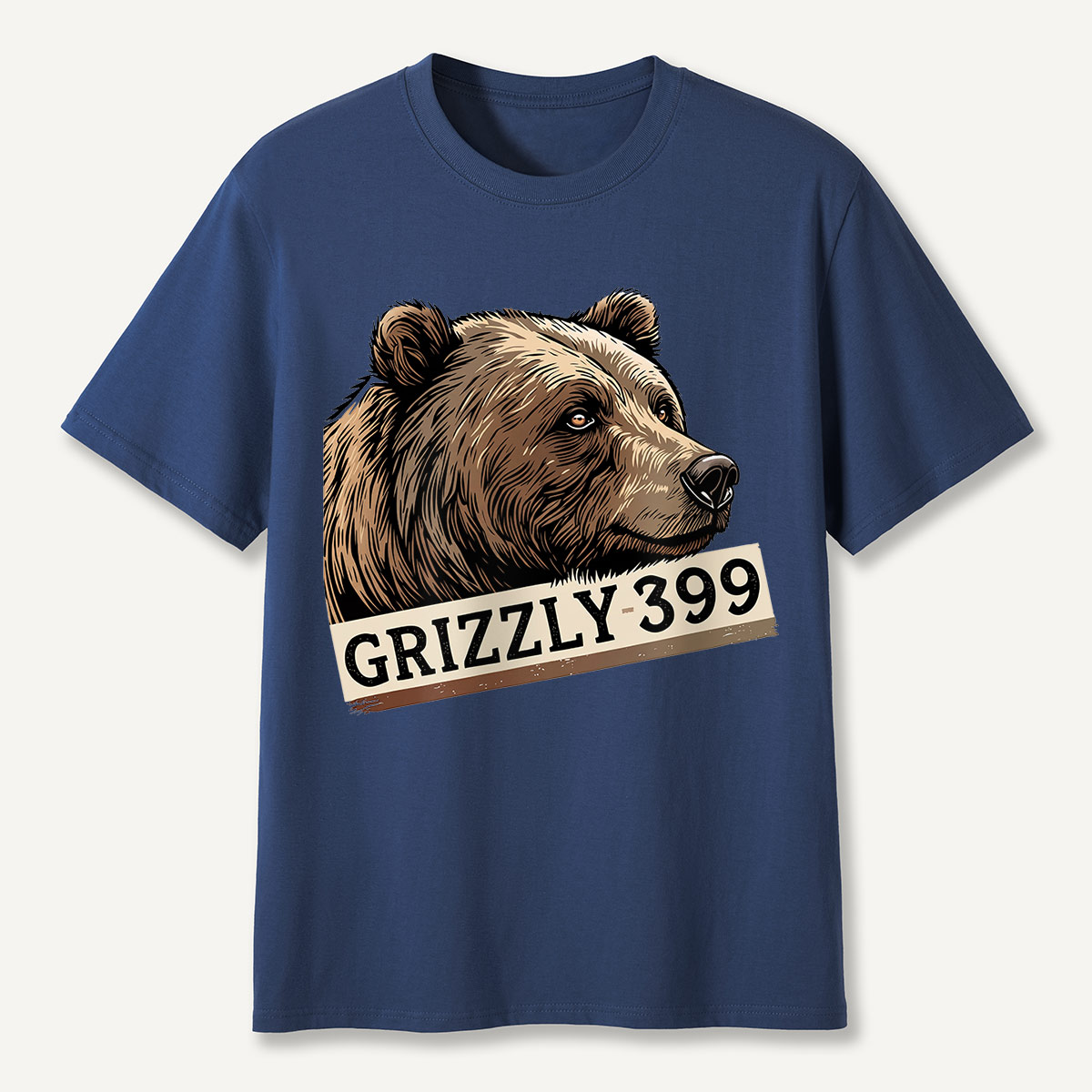 Grizzly 399 Portrait Lavender T-Shirt