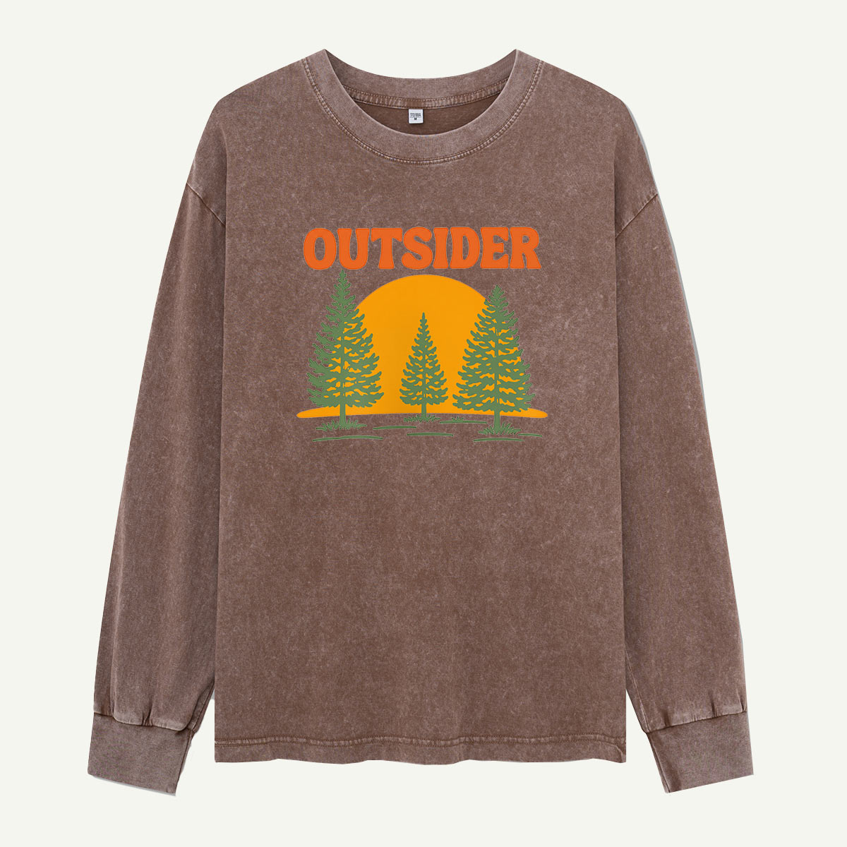 Outsider Among the Pines Washed Long Sleeves