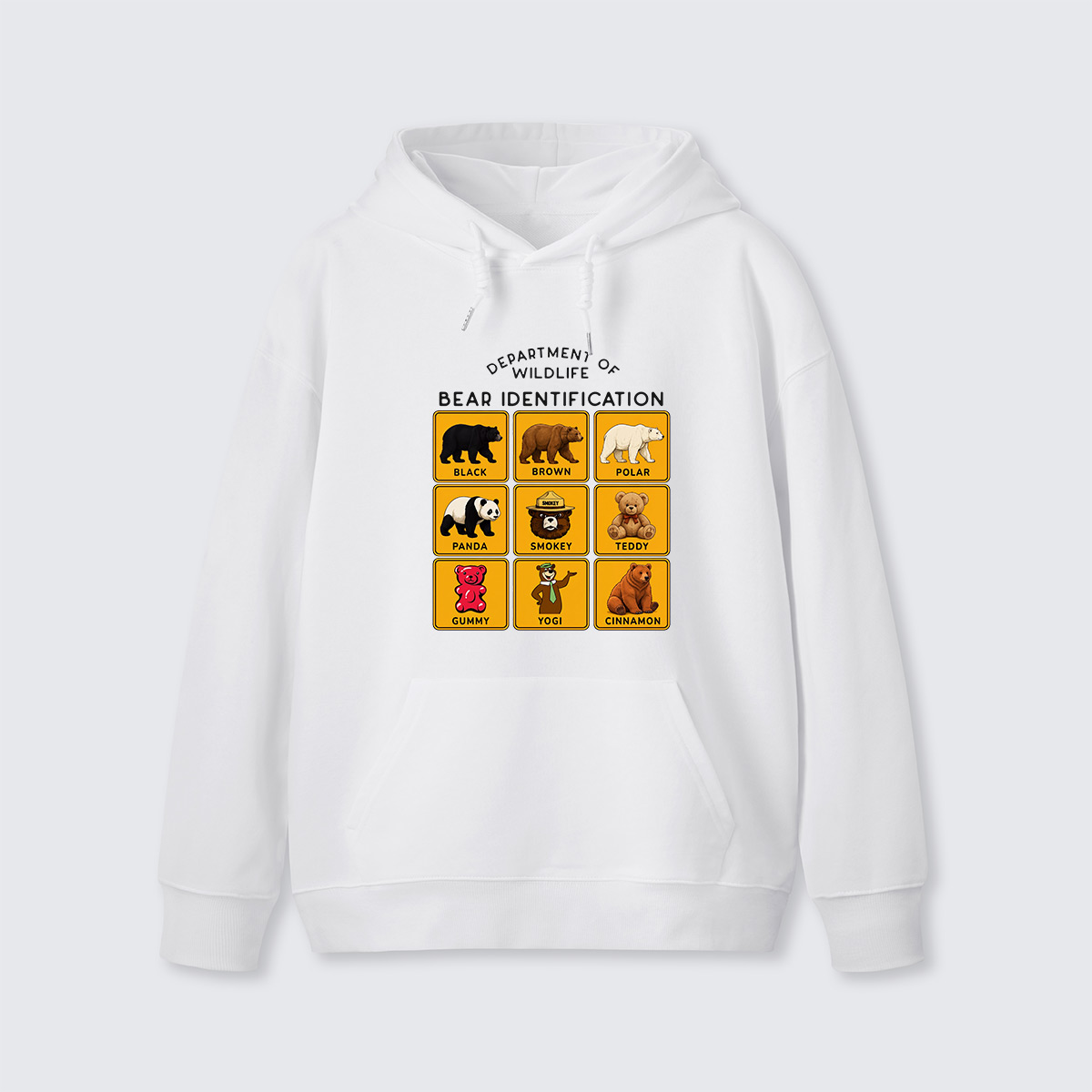 Department of Wildlife Bear Identification Hoodie