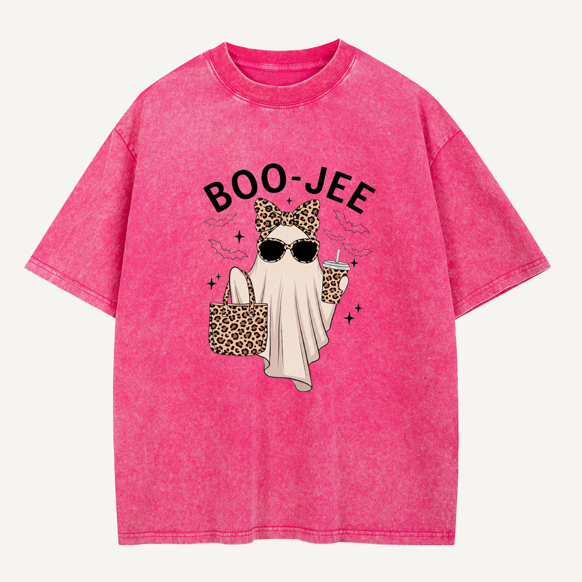 Boo-Jee Ghost Style Washed T-Shirt