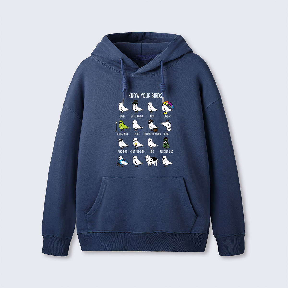 Know Your Birds Bird Chart Hoodie