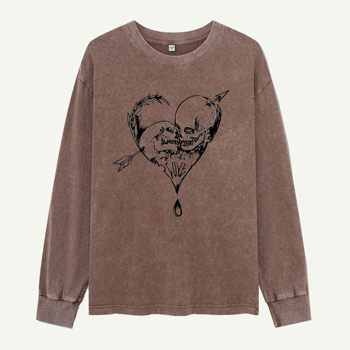 Skullmates in Love Washed Long Sleeves