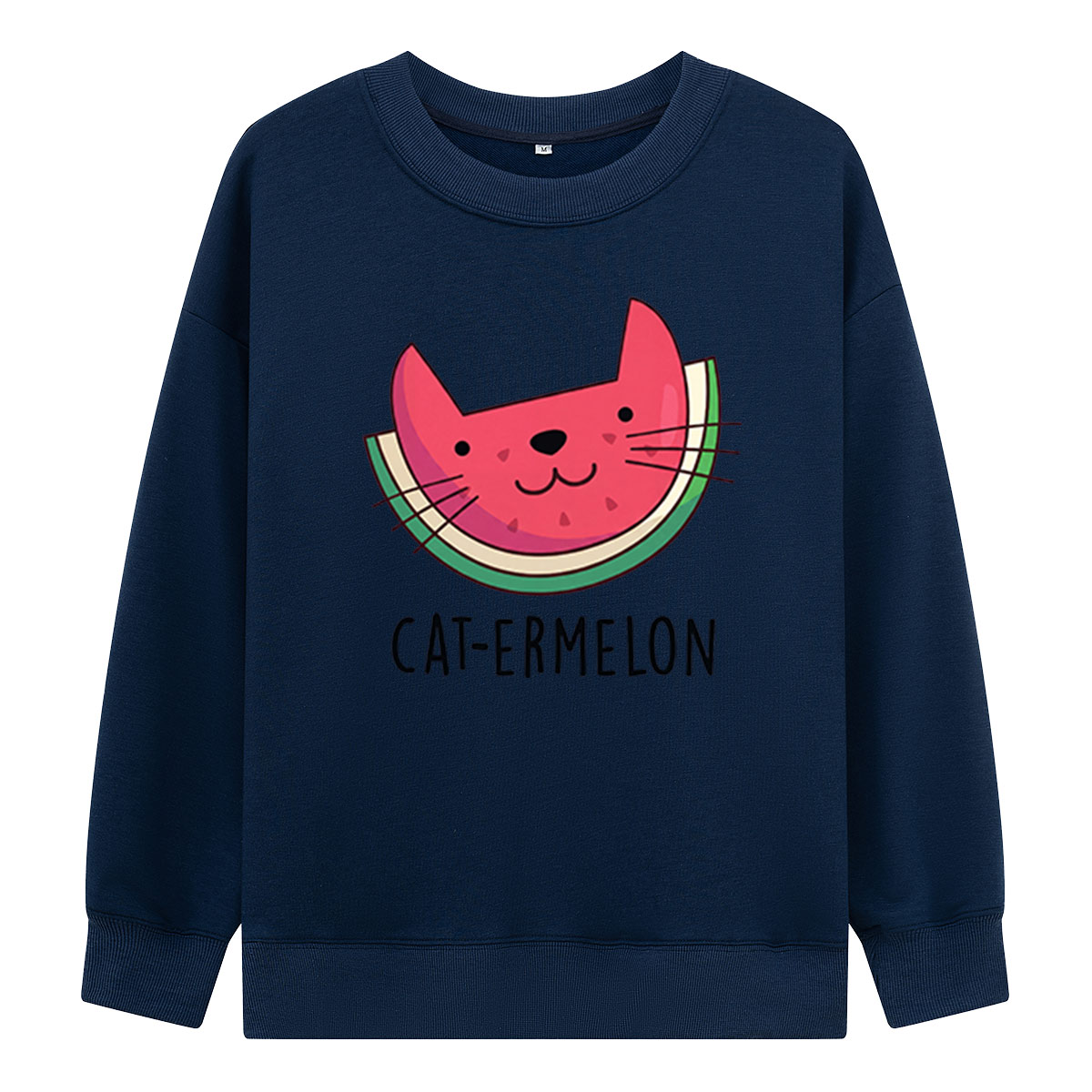 Cat Ermelon Slice Sweatshirts