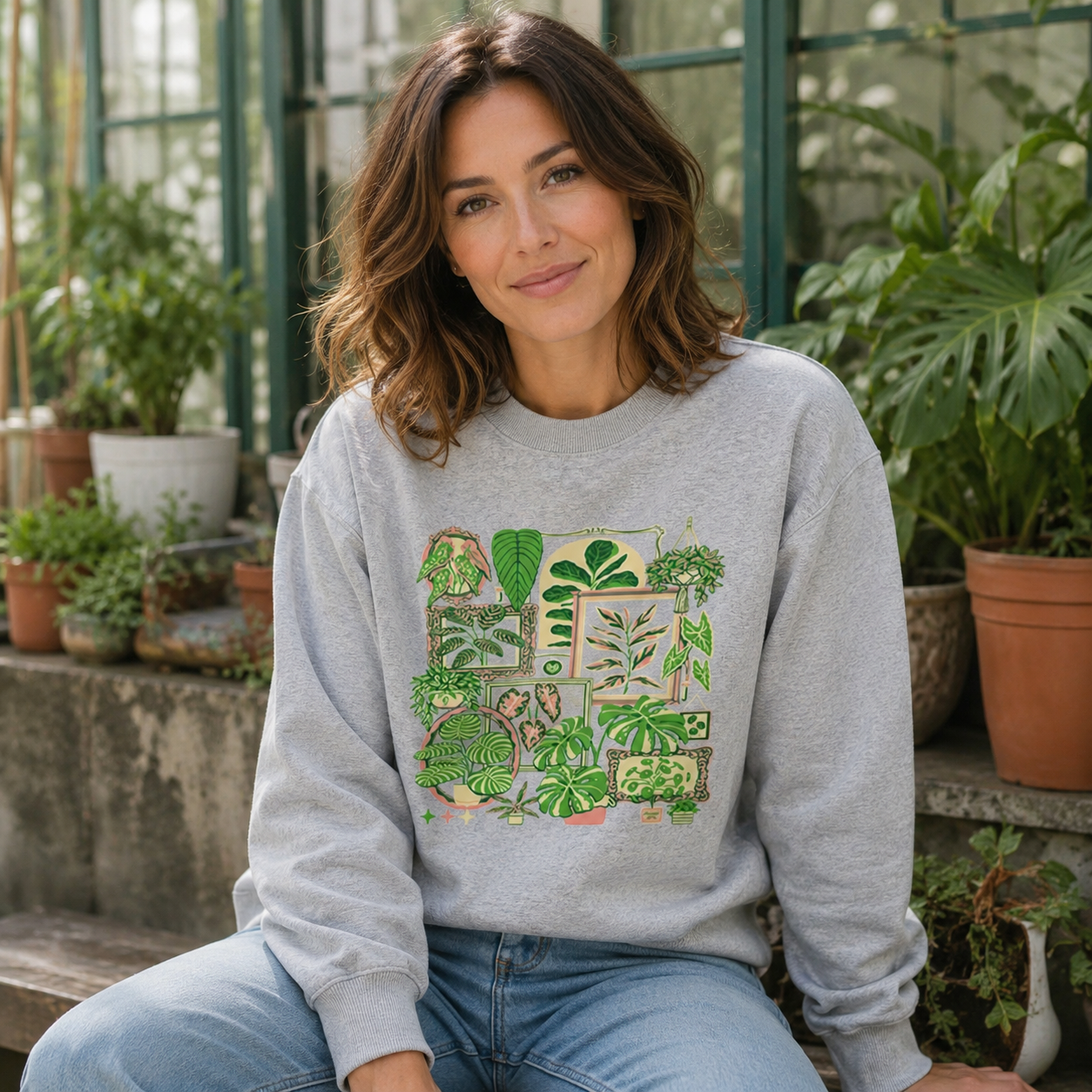 Houseplant Collection Sweatshirts
