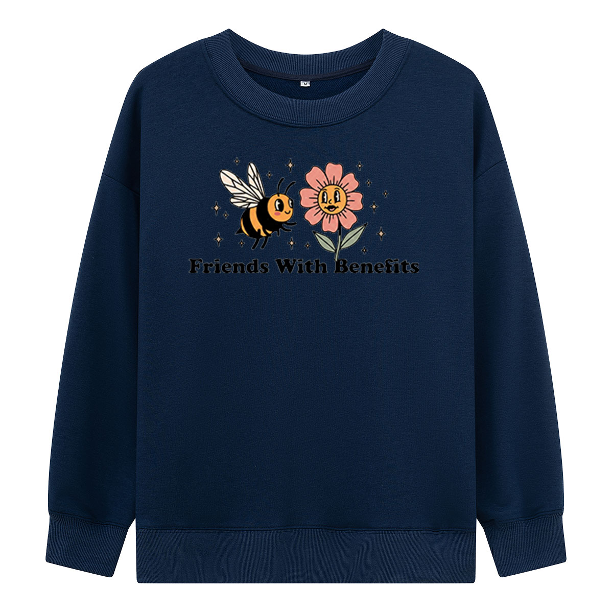 Friends With Benefits Bee And Flower Sweatshirts