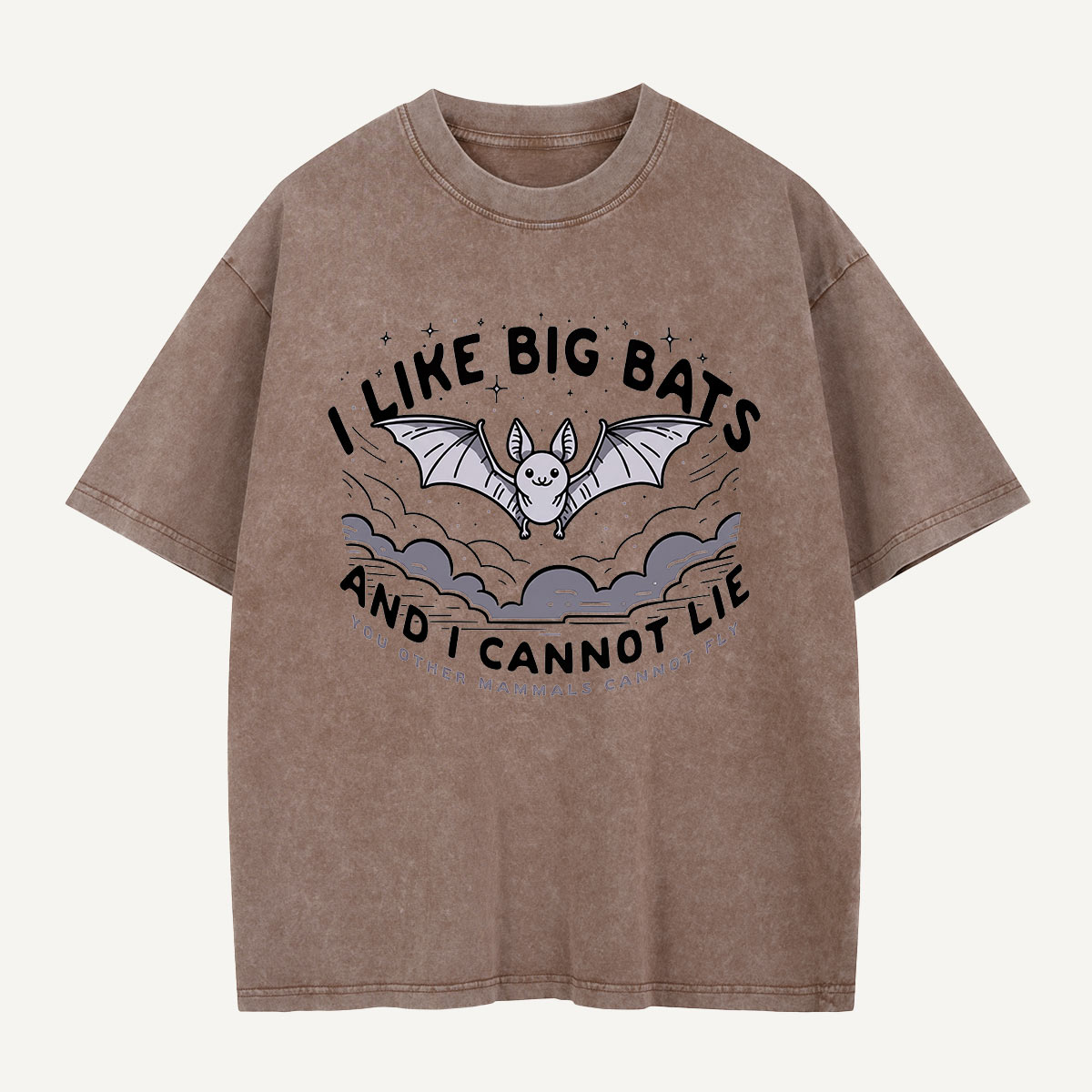 Big Bats, No Lies Washed T-Shirt(TH)
