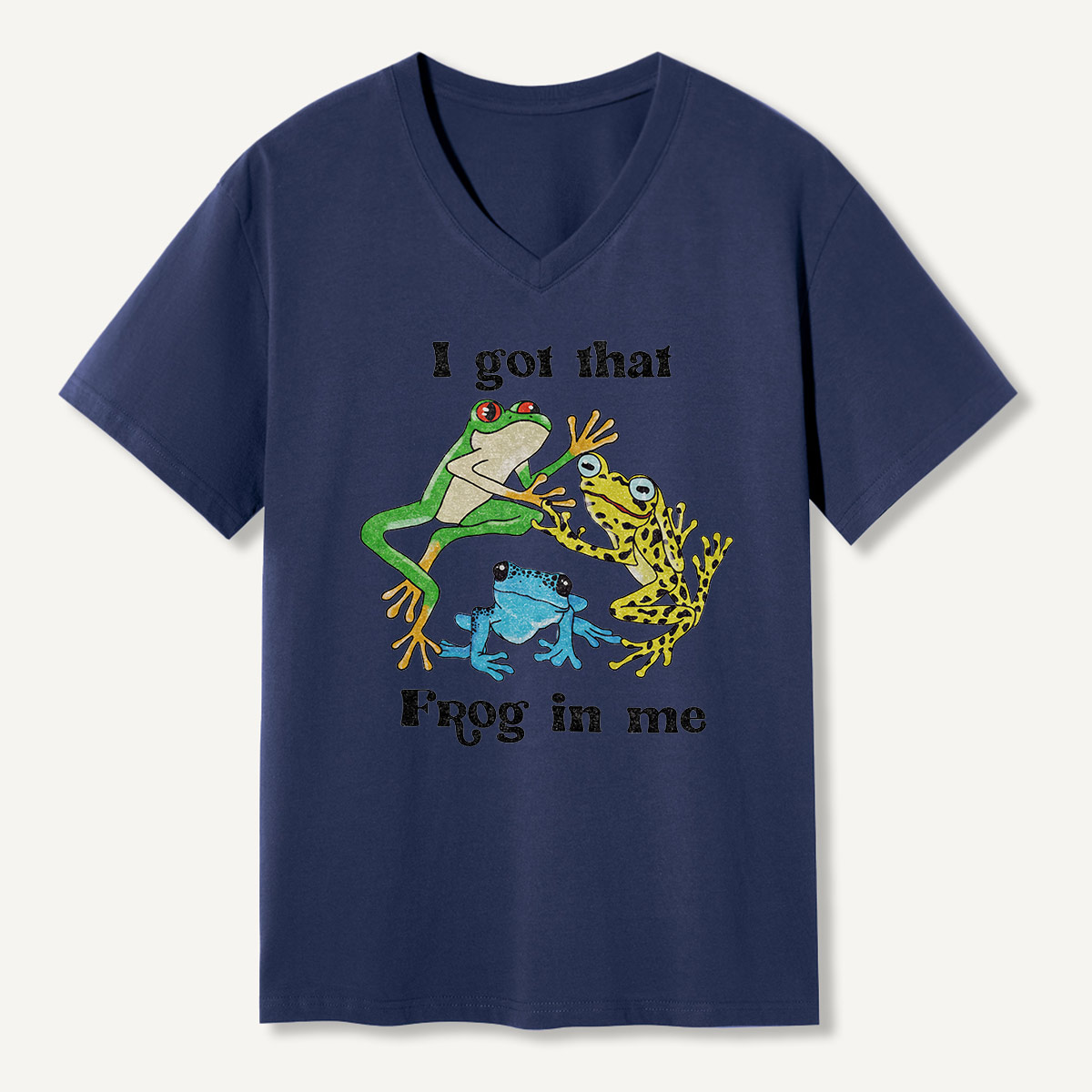 I Got That Frog In Me V-neck T-Shirt