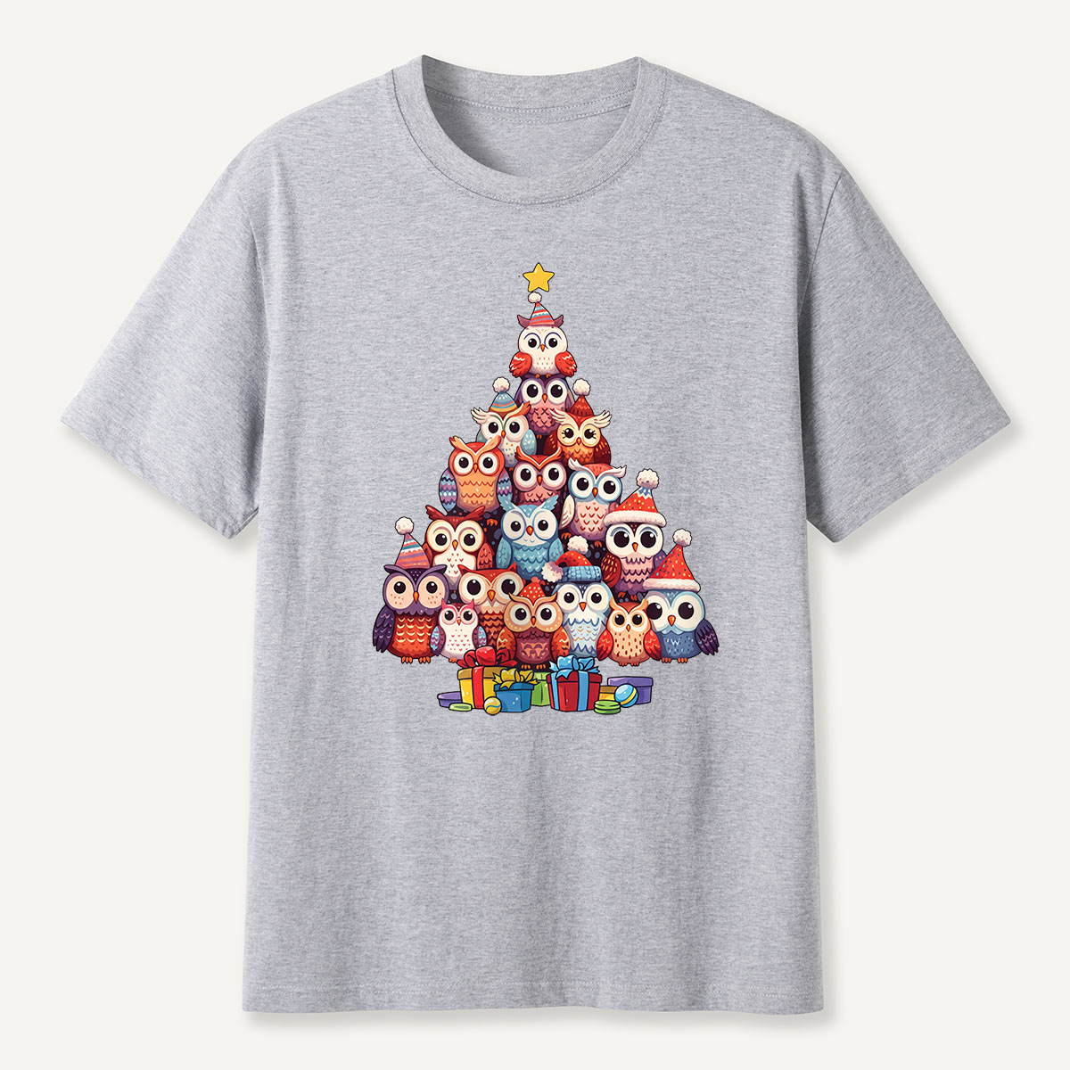 Owl Christmas Tree T-Shirt
