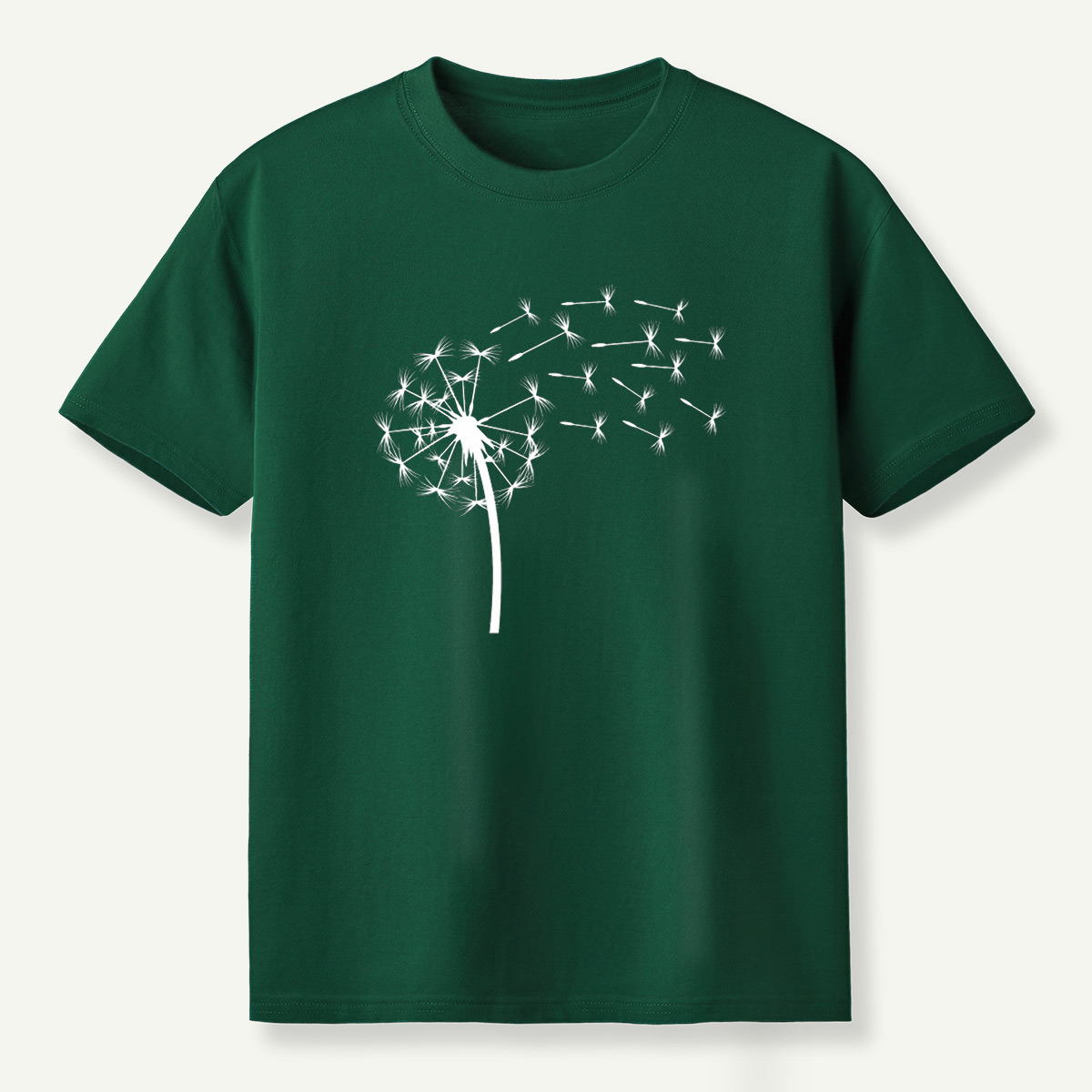 Dandelion Seeds Line Art T-Shirt