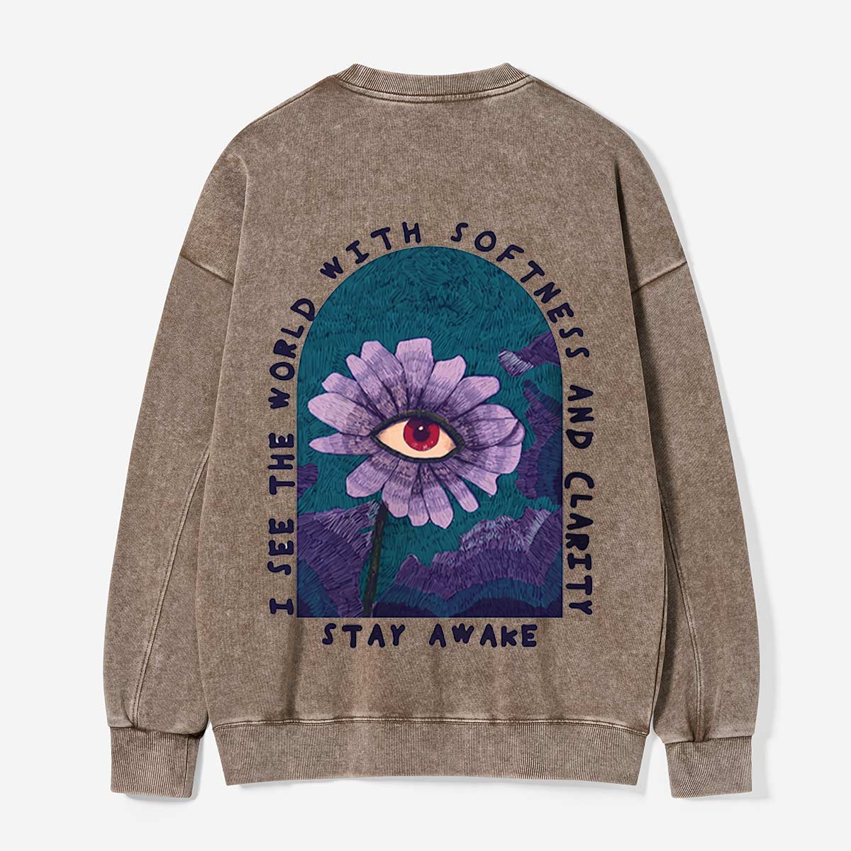 See the World Softly Washed Sweatshirts
