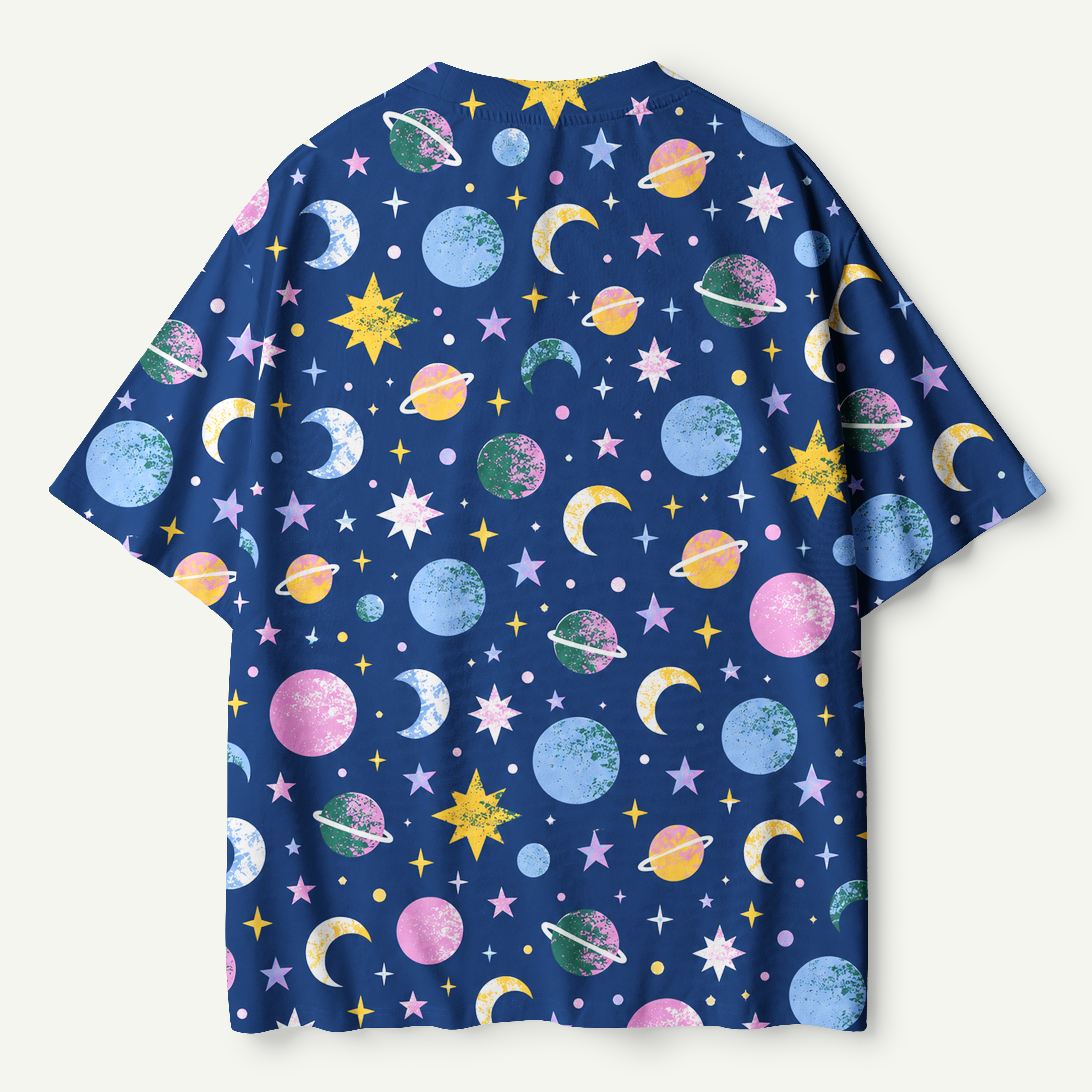 Pastel Planet Parade Premium Pure Cotton Tee