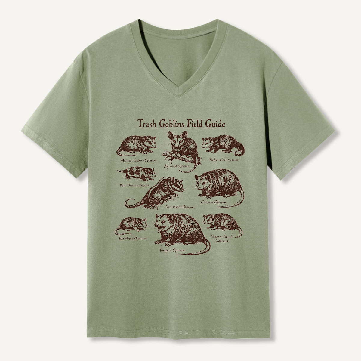 Guinea Pig Breed Guide V-neck T-Shirt