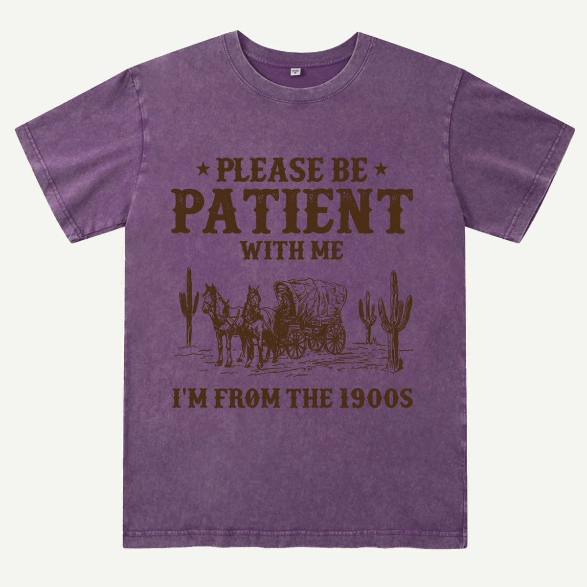 Please Be Patient With Me I'm From the 1900s Washed T-Shirt