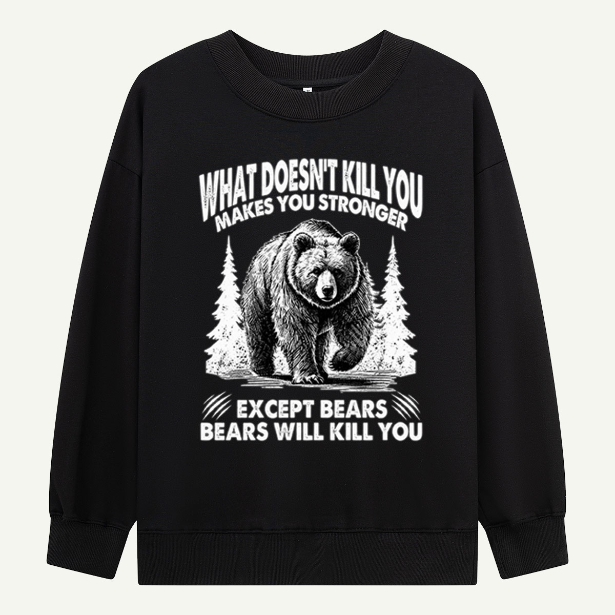 What Does Not Kill You Makes You Stronger Except Bears Sweatshirts