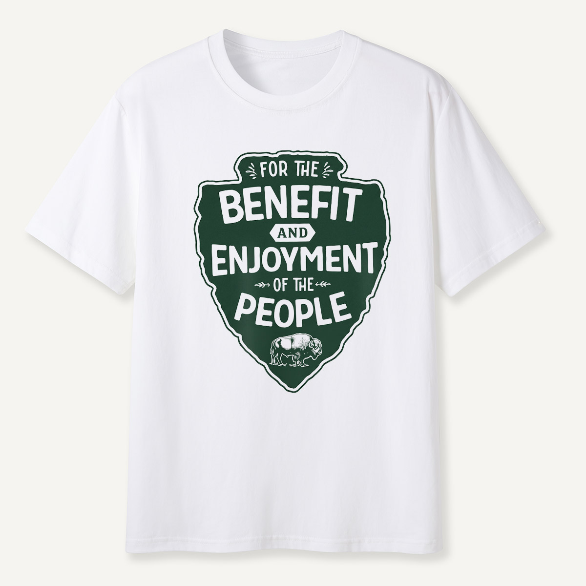 Benefit and Enjoyment of the People Park Badge T-Shirt