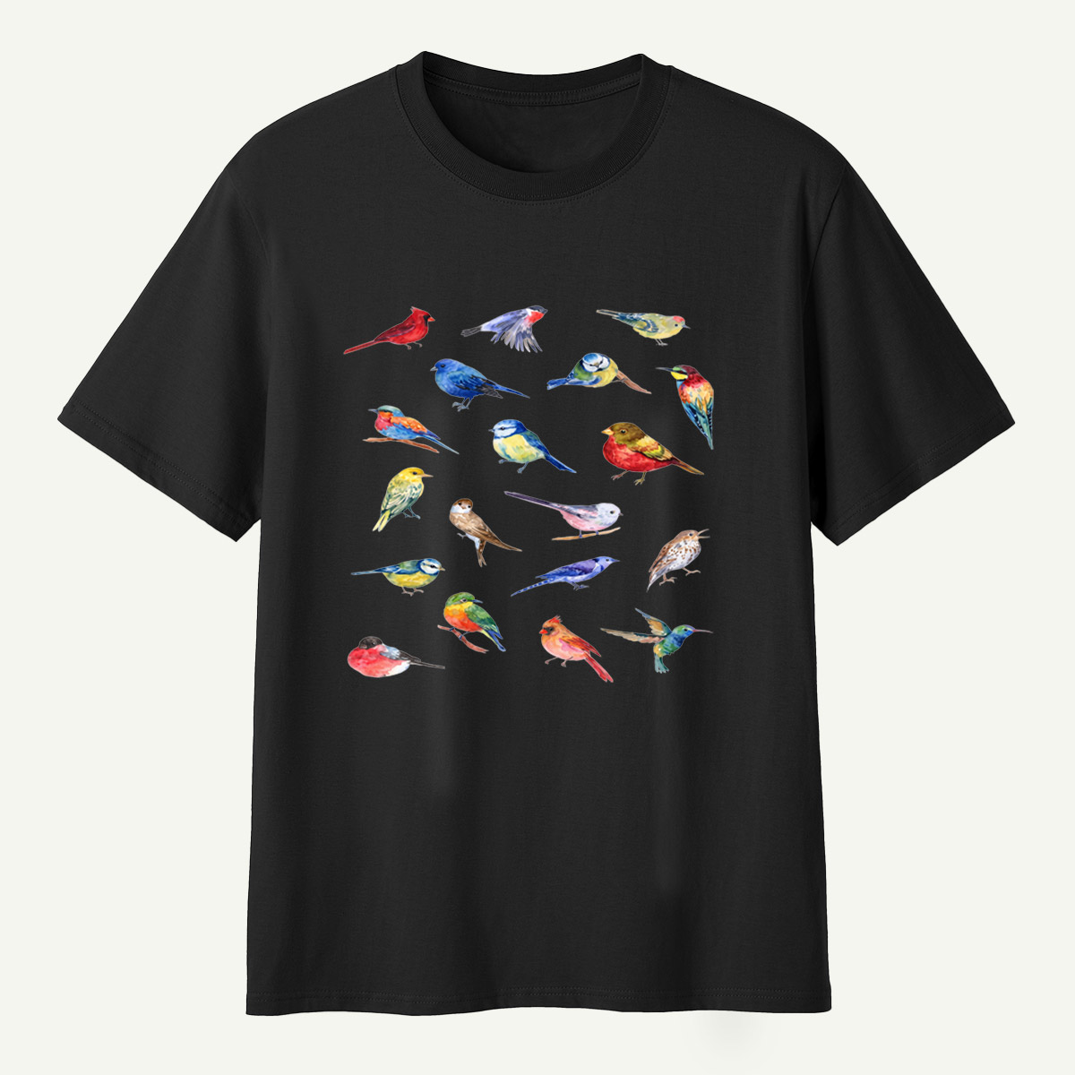 Watercolor Songbirds Collection T-Shirt