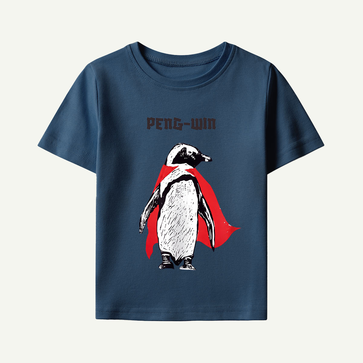 Superhero Peng-win Kids T-Shirt