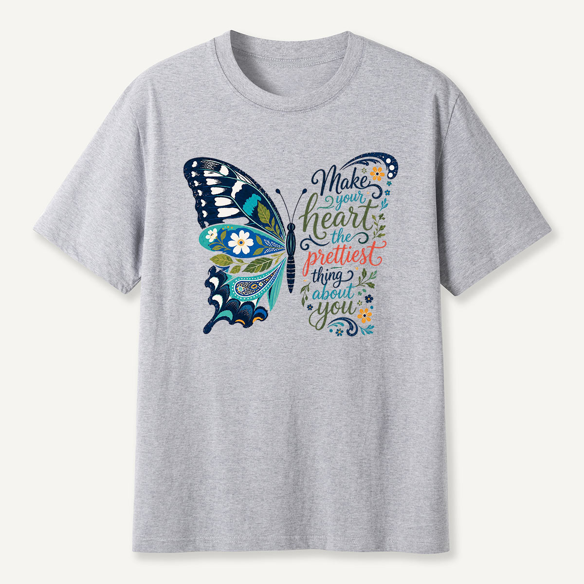 Inspirational Butterfly Nature Quote T-Shirt