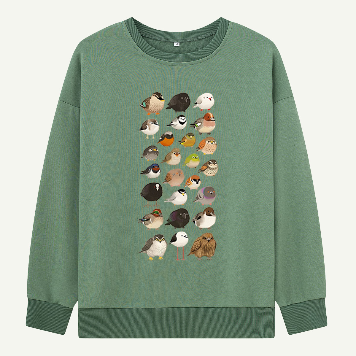 Bird Species Illustration Sweatshirts