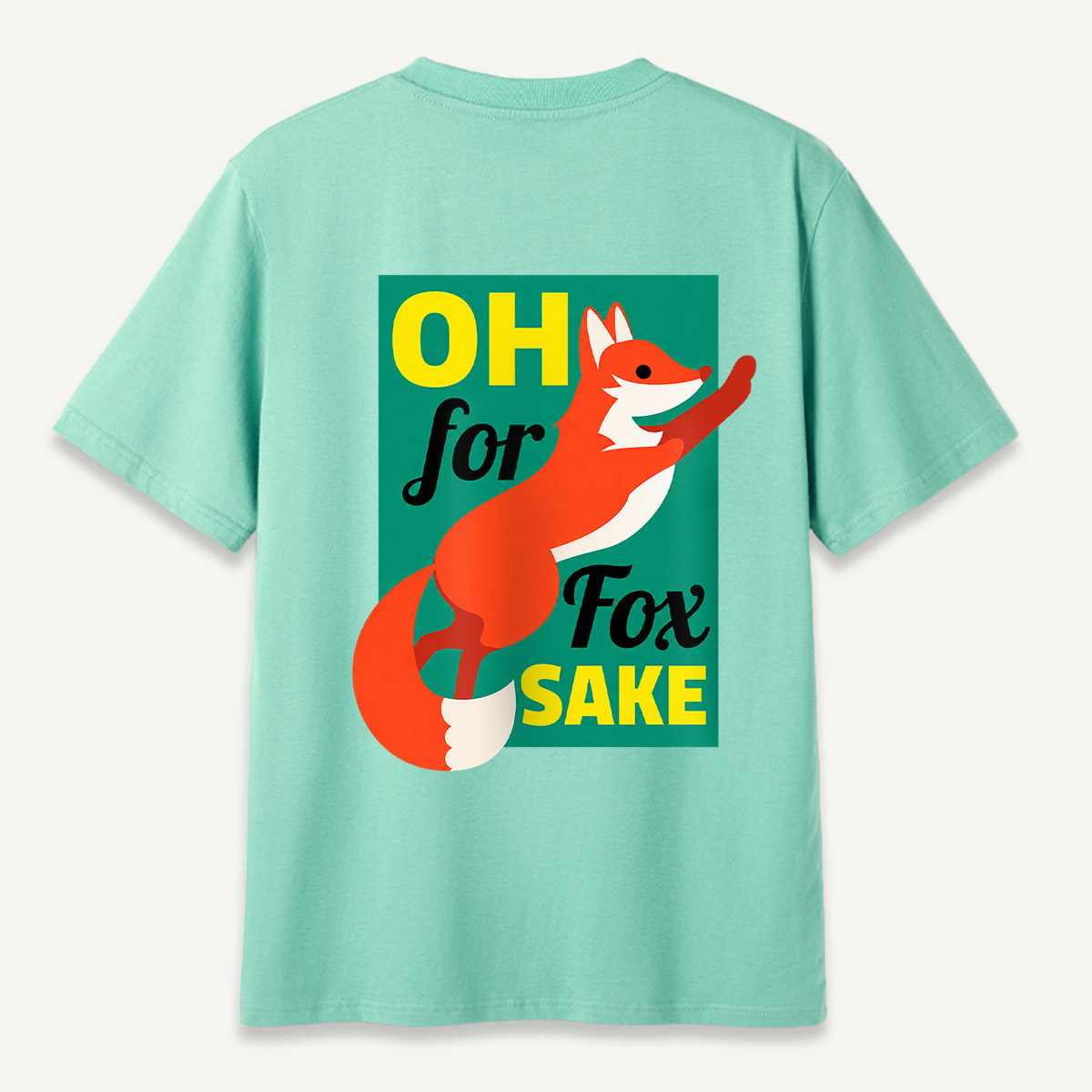 Oh For Fox Sake Retro Fox Quote T-Shirt