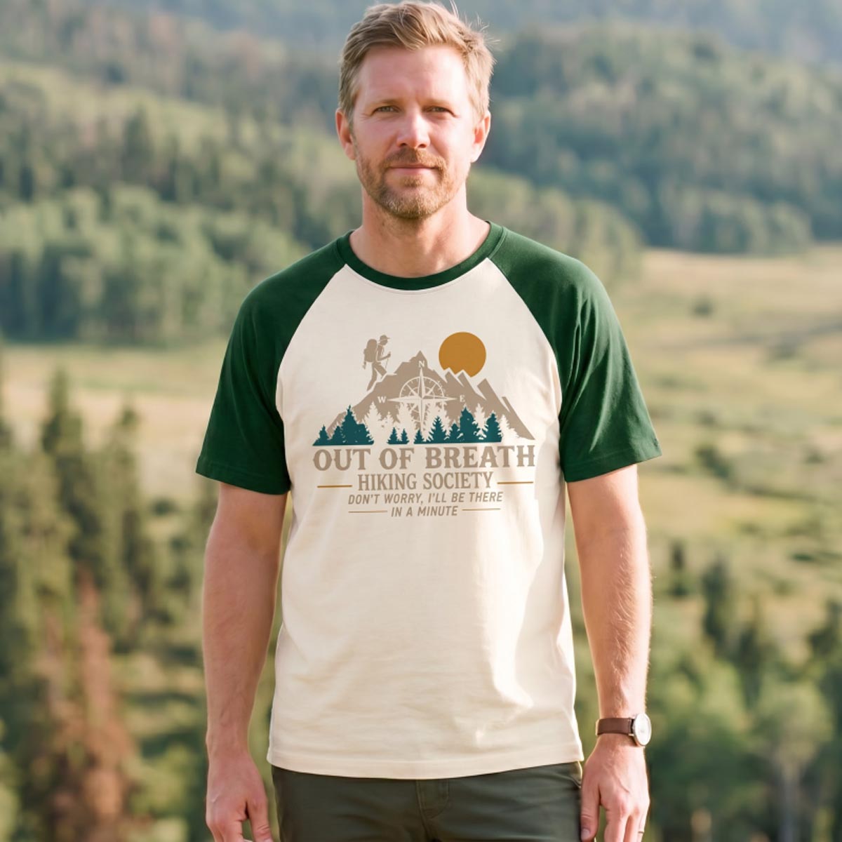 Out Of Breath Hiking Society T-Shirt