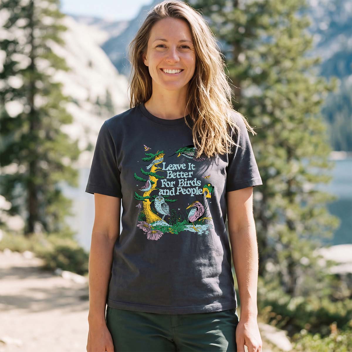 Leave It Better For Birds and People T-Shirt