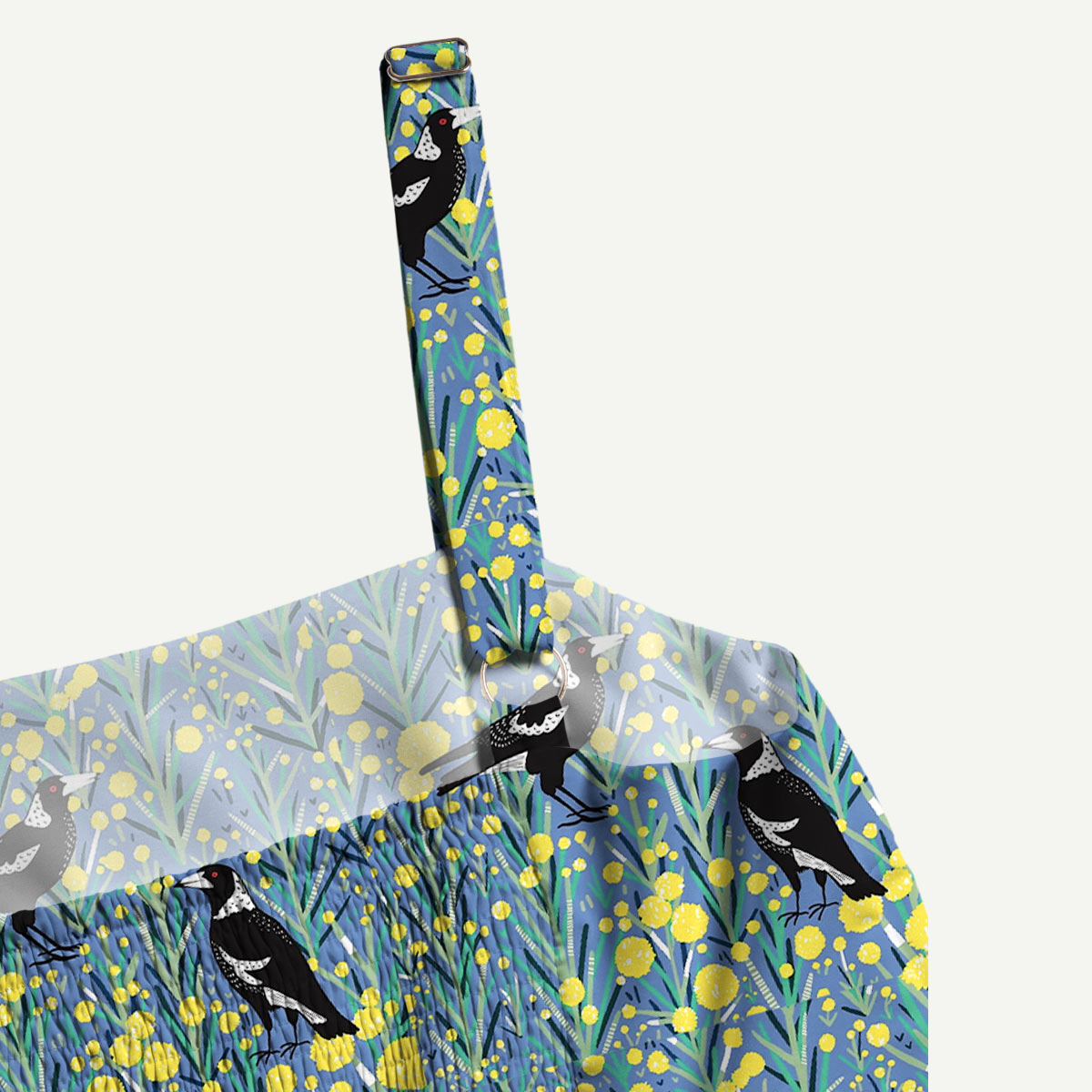 Magpie Meadow Straps Maxi Dress With Pockets