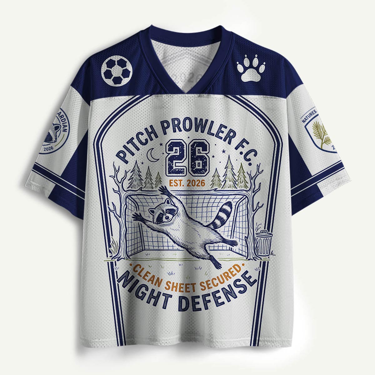 Pitch Prowler Raccoon Night Defense Mesh Jersey