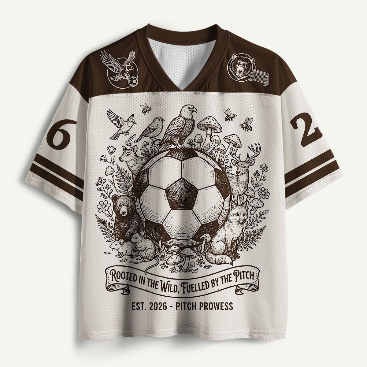 Rooted in the Wild Soccer Nature Mesh Jersey