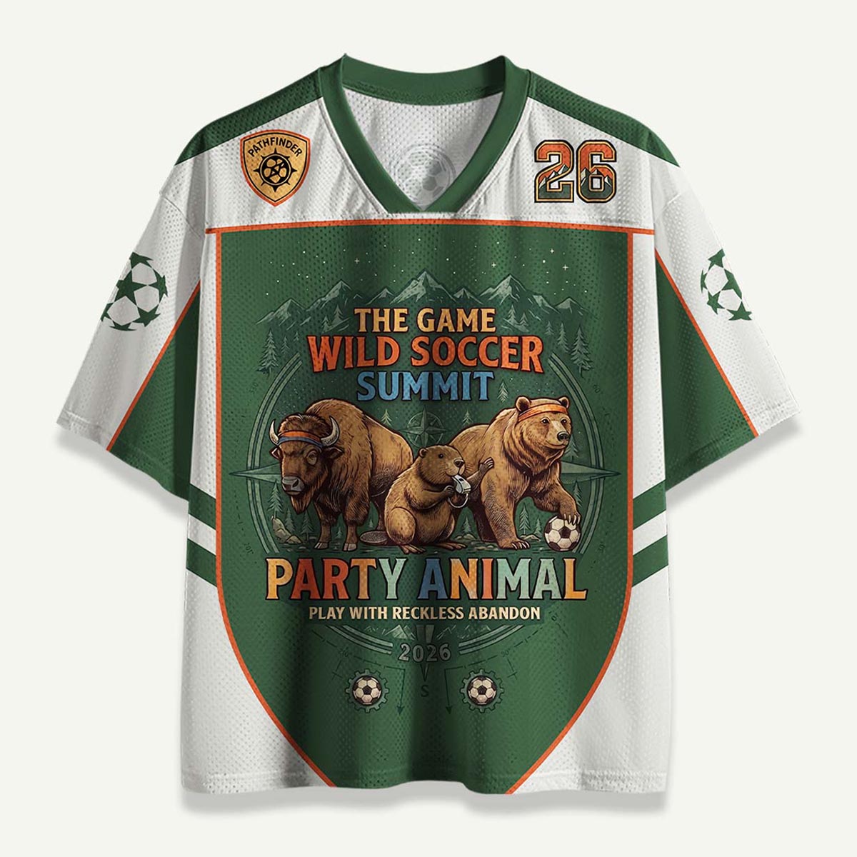 Wild Soccer Summit Party Animal Mesh Jersey
