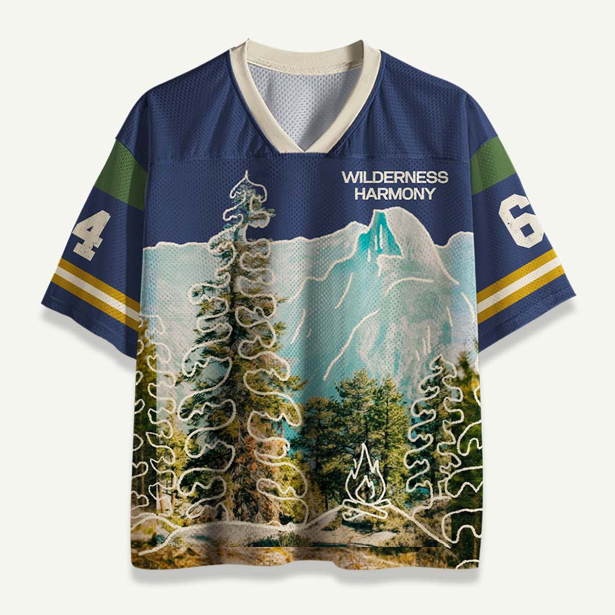 Wilderness Harmony Mountain Forest Mesh Jersey
