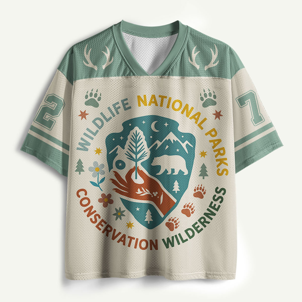 Wildlife National Parks Conservation Mesh Jersey