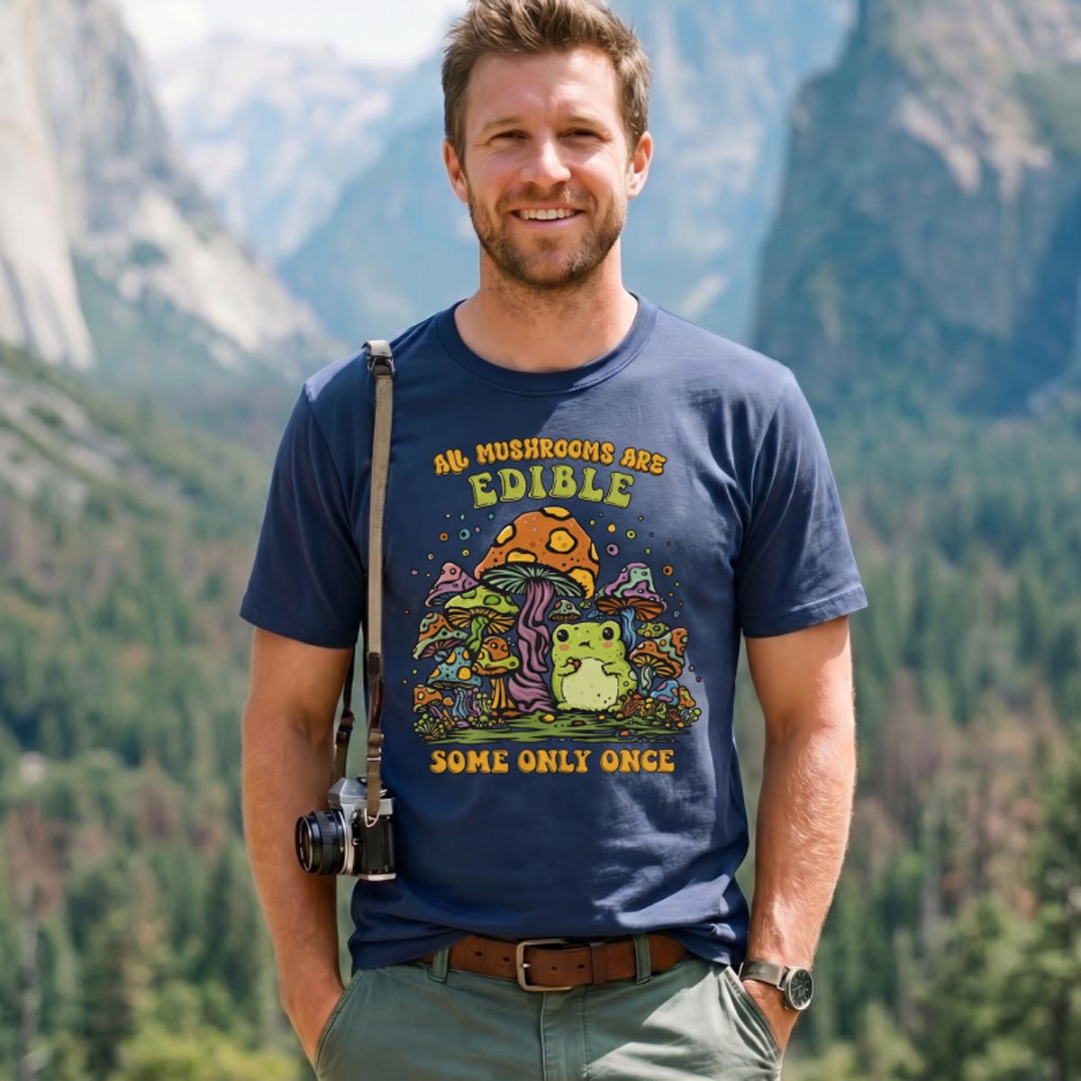 All Mushrooms Are Edible Once T-Shirt
