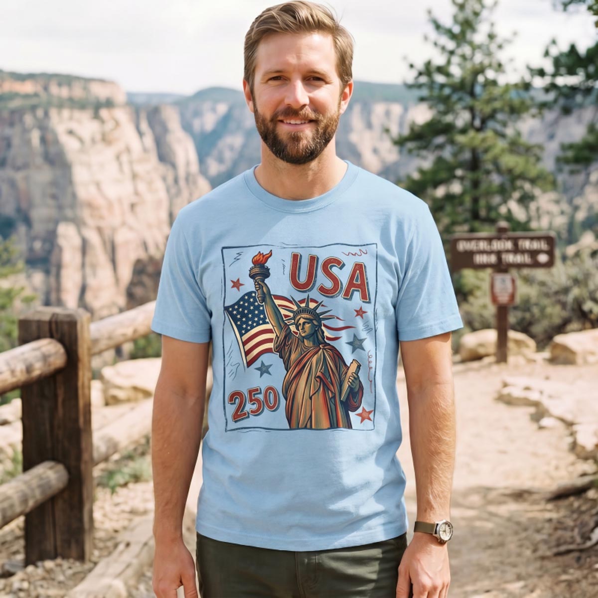 USA 250 Statue of Liberty T-Shirt