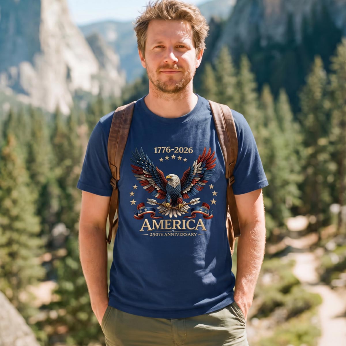 America 1776‑2026 Eagle 250th Anniversary T‑Shirt