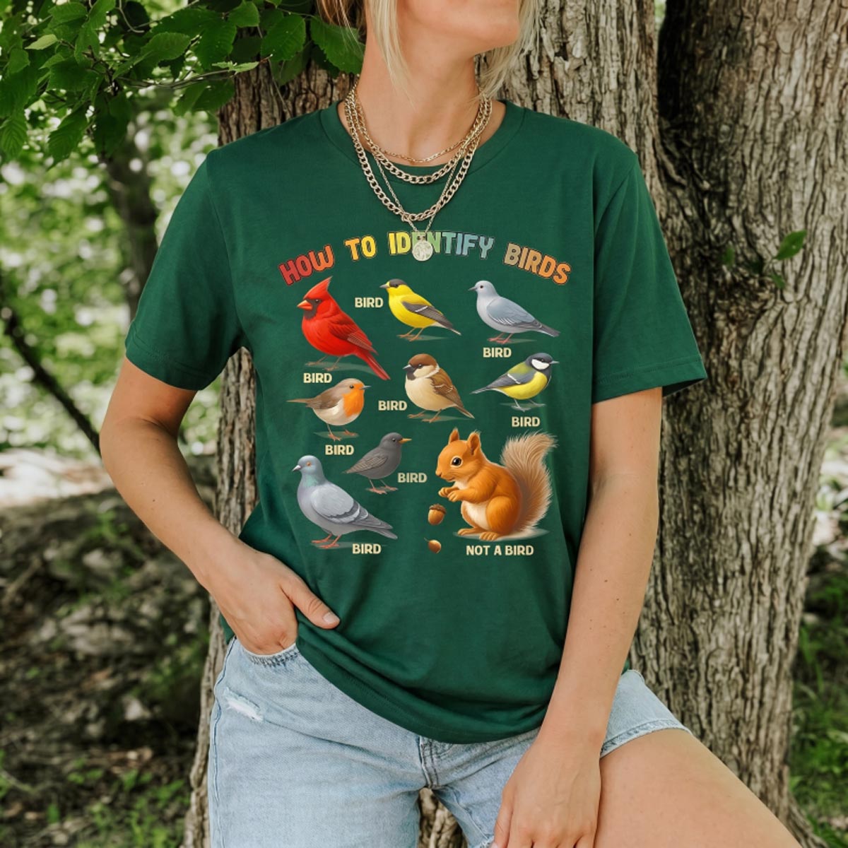 How to Identify Birds T-Shirt