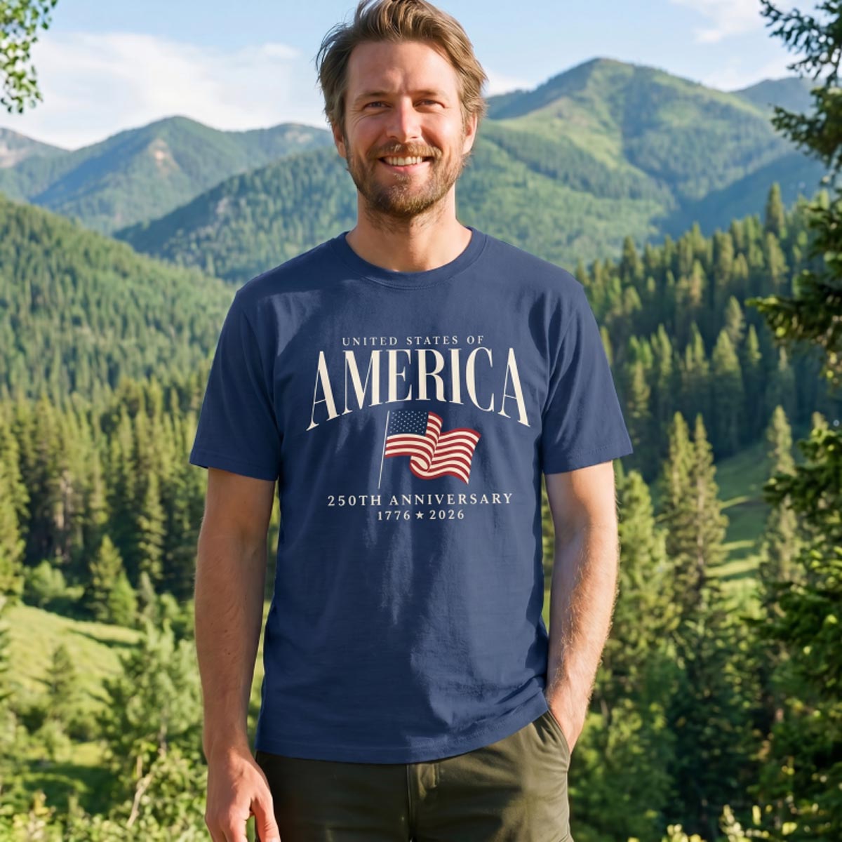 America's Semiquincentennial USA 250th Anniversary T-Shirt