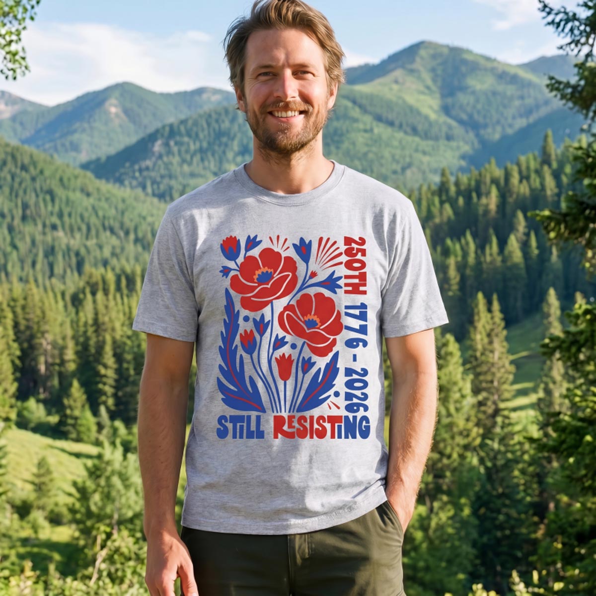 USA 250th Still Resisting America 250 Birthday Gift T-Shirt
