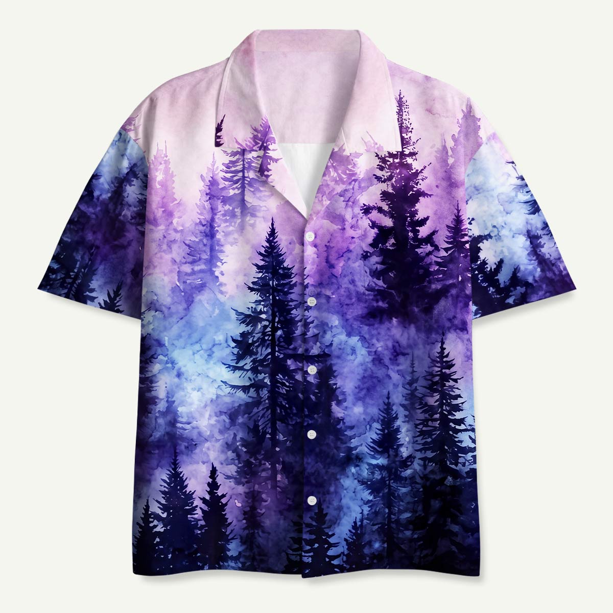 Luminous Forest Hawaii Button Up Pocket Shirt