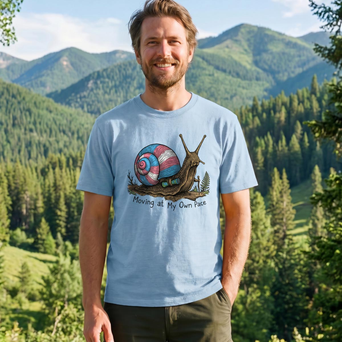 Snail Moving at My Own Pace T-Shirt