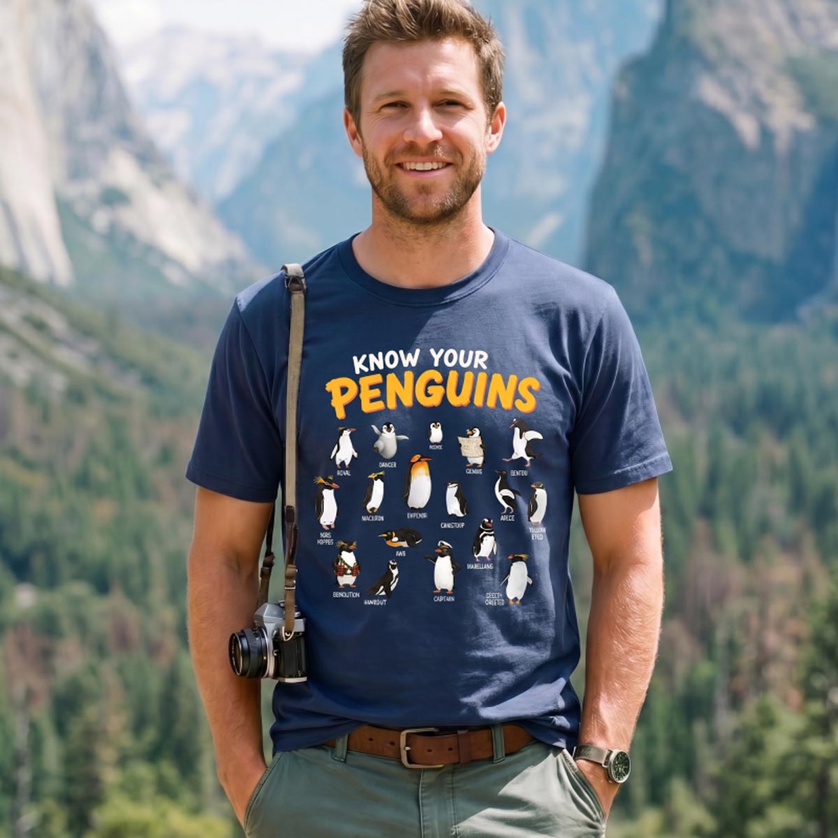 Know Your Penguins Penguin Species T‑Shirt